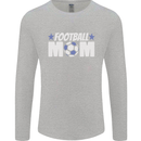Football Mum Mom Mens Long Sleeve T-Shirt Sports Grey