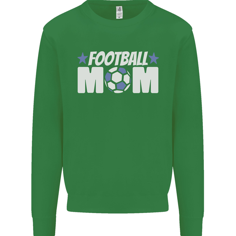 Football Mum Mom Mens Sweatshirt Jumper Irish Green