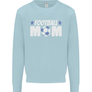 Football Mum Mom Mens Sweatshirt Jumper Light Blue