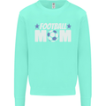 Football Mum Mom Mens Sweatshirt Jumper Peppermint