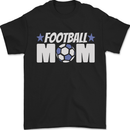 Football Mum Mom Mens T-Shirt 100% Cotton Black