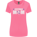 Football Mum Mom Womens Wider Cut T-Shirt Azalea