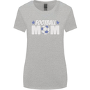Football Mum Mom Womens Wider Cut T-Shirt Sports Grey