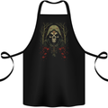 Forest Grim Reaper Skull Cult Cotton Apron 100% Organic Black