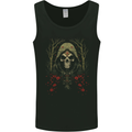 Forest Grim Reaper Skull Cult Mens Vest Tank Top Black