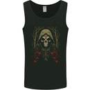 Forest Grim Reaper Skull Cult Mens Vest Tank Top Black