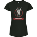 Forever Hard Rock Guitar Rock Salute Music Womens Petite Cut T-Shirt Black