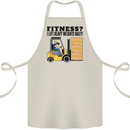 Forklift Driver I Lift Heavy Weights Funny Cotton Apron 100% Organic Natural