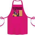 Forklift Driver I Lift Heavy Weights Funny Cotton Apron 100% Organic Pink