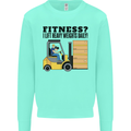 Forklift Driver I Lift Heavy Weights Funny Kids Sweatshirt Jumper Peppermint