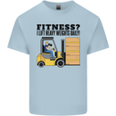 Forklift Driver I Lift Heavy Weights Funny Kids T-Shirt Childrens Light Blue