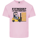 Forklift Driver I Lift Heavy Weights Funny Kids T-Shirt Childrens Light Pink