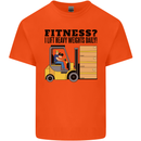 Forklift Driver I Lift Heavy Weights Funny Kids T-Shirt Childrens Orange