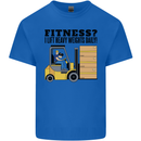 Forklift Driver I Lift Heavy Weights Funny Kids T-Shirt Childrens Royal Blue