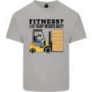 Forklift Driver I Lift Heavy Weights Funny Kids T-Shirt Childrens Sports Grey