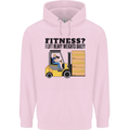 Forklift Driver I Lift Heavy Weights Funny Mens 80% Cotton Hoodie Light Pink