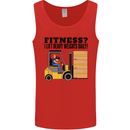 Forklift Driver I Lift Heavy Weights Funny Mens Vest Tank Top Red