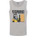 Forklift Driver I Lift Heavy Weights Funny Mens Vest Tank Top Sports Grey
