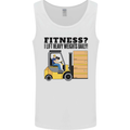 Forklift Driver I Lift Heavy Weights Funny Mens Vest Tank Top White