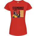 Forklift Driver I Lift Heavy Weights Funny Womens Petite Cut T-Shirt Red