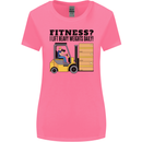 Forklift Driver I Lift Heavy Weights Funny Womens Wider Cut T-Shirt Azalea