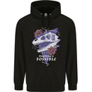 Fossible Funny Fossil Paleontology Dinosaur Childrens Kids Hoodie Black