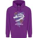 Fossible Funny Fossil Paleontology Dinosaur Childrens Kids Hoodie Purple