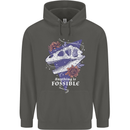Fossible Funny Fossil Paleontology Dinosaur Childrens Kids Hoodie Storm Grey
