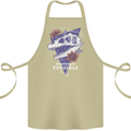 Fossible Funny Fossil Paleontology Dinosaur Cotton Apron 100% Organic Khaki