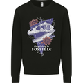 Fossible Funny Fossil Paleontology Dinosaur Kids Sweatshirt Jumper Black