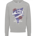 Fossible Funny Fossil Paleontology Dinosaur Kids Sweatshirt Jumper Sports Grey