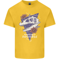 Fossible Funny Fossil Paleontology Dinosaur Kids T-Shirt Childrens Yellow