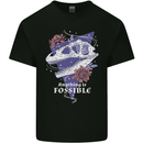 Fossible Funny Fossil Paleontology Dinosaur Mens Cotton T-Shirt Tee Top Black