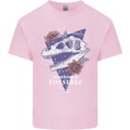 Fossible Funny Fossil Paleontology Dinosaur Mens Cotton T-Shirt Tee Top Light Pink