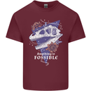 Fossible Funny Fossil Paleontology Dinosaur Mens Cotton T-Shirt Tee Top Maroon