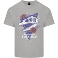 Fossible Funny Fossil Paleontology Dinosaur Mens Cotton T-Shirt Tee Top Sports Grey