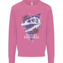 Fossible Funny Fossil Paleontology Dinosaur Mens Sweatshirt Jumper Azalea