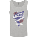 Fossible Funny Fossil Paleontology Dinosaur Mens Vest Tank Top Sports Grey