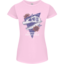 Fossible Funny Fossil Paleontology Dinosaur Womens Petite Cut T-Shirt Light Pink