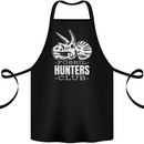 Fossil Hunters Club Palaeontologist Dinosaurs Cotton Apron 100% Organic Black