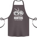 Fossil Hunters Club Palaeontologist Dinosaurs Cotton Apron 100% Organic Dark Grey
