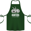 Fossil Hunters Club Palaeontologist Dinosaurs Cotton Apron 100% Organic Forest Green