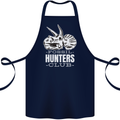 Fossil Hunters Club Palaeontologist Dinosaurs Cotton Apron 100% Organic Navy Blue