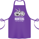 Fossil Hunters Club Palaeontologist Dinosaurs Cotton Apron 100% Organic Purple