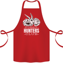Fossil Hunters Club Palaeontologist Dinosaurs Cotton Apron 100% Organic Red