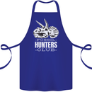 Fossil Hunters Club Palaeontologist Dinosaurs Cotton Apron 100% Organic Royal Blue