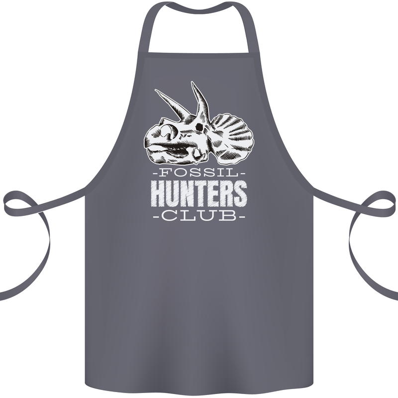 Fossil Hunters Club Palaeontologist Dinosaurs Cotton Apron 100% Organic Steel