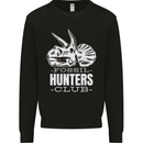 Fossil Hunters Club Palaeontologist Dinosaurs Kids Sweatshirt Jumper Black