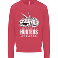 Fossil Hunters Club Palaeontologist Dinosaurs Kids Sweatshirt Jumper Heliconia