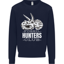 Fossil Hunters Club Palaeontologist Dinosaurs Kids Sweatshirt Jumper Navy Blue